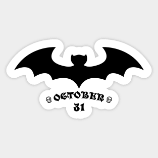 Oktober 31 Sticker